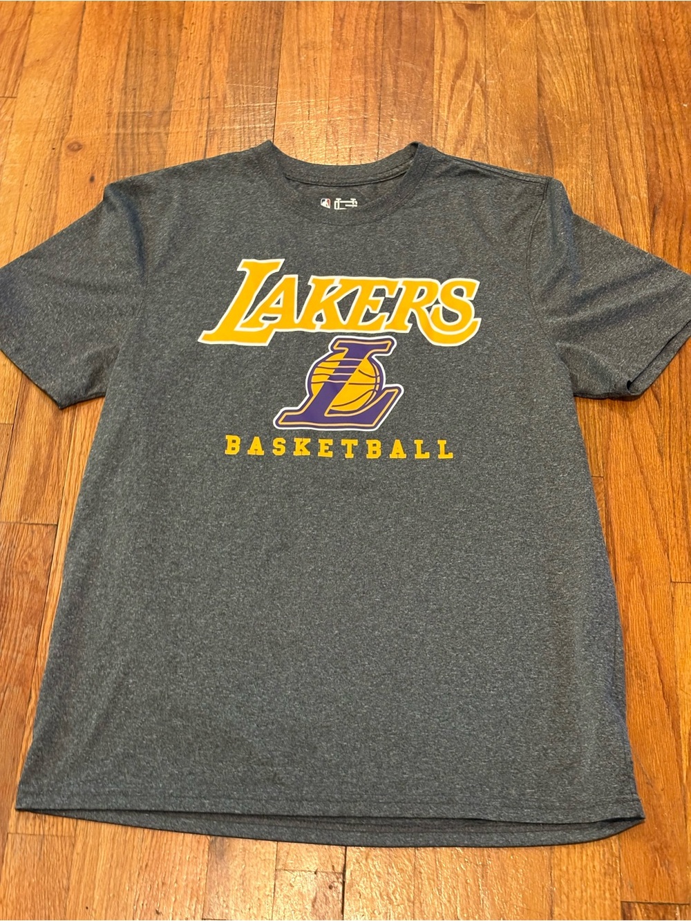 NBA Lakers Gray Performance T-Shirt L